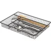 Discount Range couvert pour tiroir grillage en fer noir Rangement De Cuisine