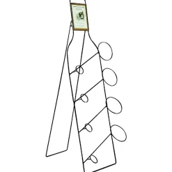 New Range-bouteille noir 4 bouteilles Rangement De Cuisine