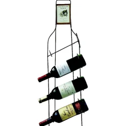 New Range-bouteille noir 4 bouteilles Rangement De Cuisine