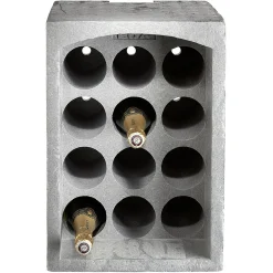 Sale Range-bouteilles 12 emplacements gris Rangement De Cuisine