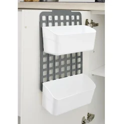 Sale Rangement de porte ajustable gris Rangement De Cuisine