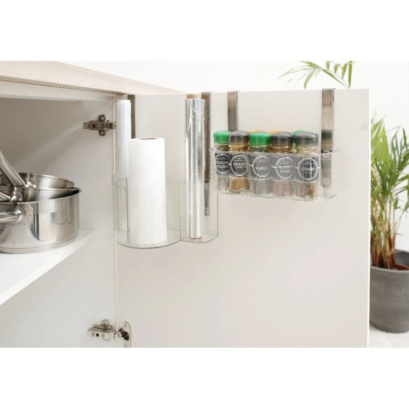 New Rangements à suspendre épices et essuie tout Préparation Culinaire