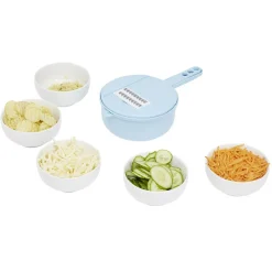 Discount Récipient 6-en-1 avec passoire et accessoires de coupe Préparation Culinaire