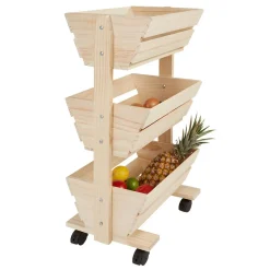 Online Resserre à légumes 3 paniers Rangement De Cuisine