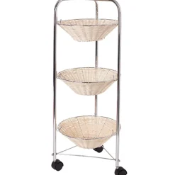 Outlet Resserre à légumes avec paniers osier Rangement De Cuisine