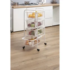 Online Resserre à légumes blanche Rangement De Cuisine