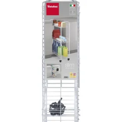 New Resserre à légumes étroite blanche Metaltex Rangement De Cuisine