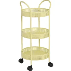 New Resserre légumes à roulettes jaune Rangement De Cuisine