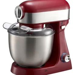 Discount Robot pâtissier Cuisilux 4 en 1 gris et rouge 5 L Petit Électroménager