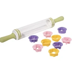 Outlet Rouleau avec 9 emporte-pièces Préparation Culinaire