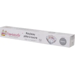 Outlet Rouleau de pâte à sucre blanc Préparation Culinaire