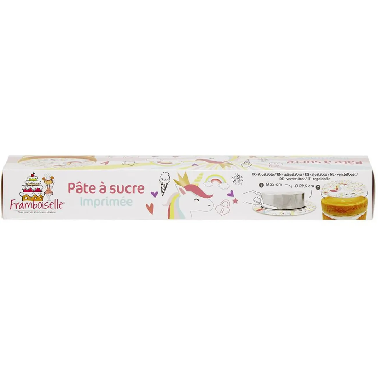 Outlet Rouleau de pâte à sucre motif licorne 150 g Préparation Culinaire
