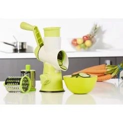 Râpe à tambour vert et blanc Préparation Culinaire