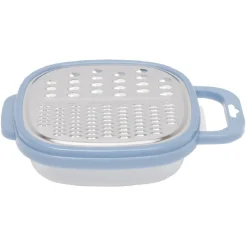 Outlet Râpe inox avec récipient en plastique Préparation Culinaire