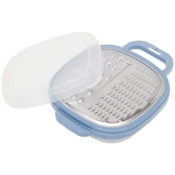 Outlet Râpe inox avec récipient en plastique Préparation Culinaire