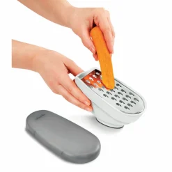 Online Râpe Metaltex avec couvercle et 3 lâmes interchangeables Préparation Culinaire