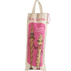 Clearance Sac à pain humoristique en coton Rangement De Cuisine