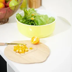 Saladier + couvercle 2 en 1 en bambou|Gifi Online