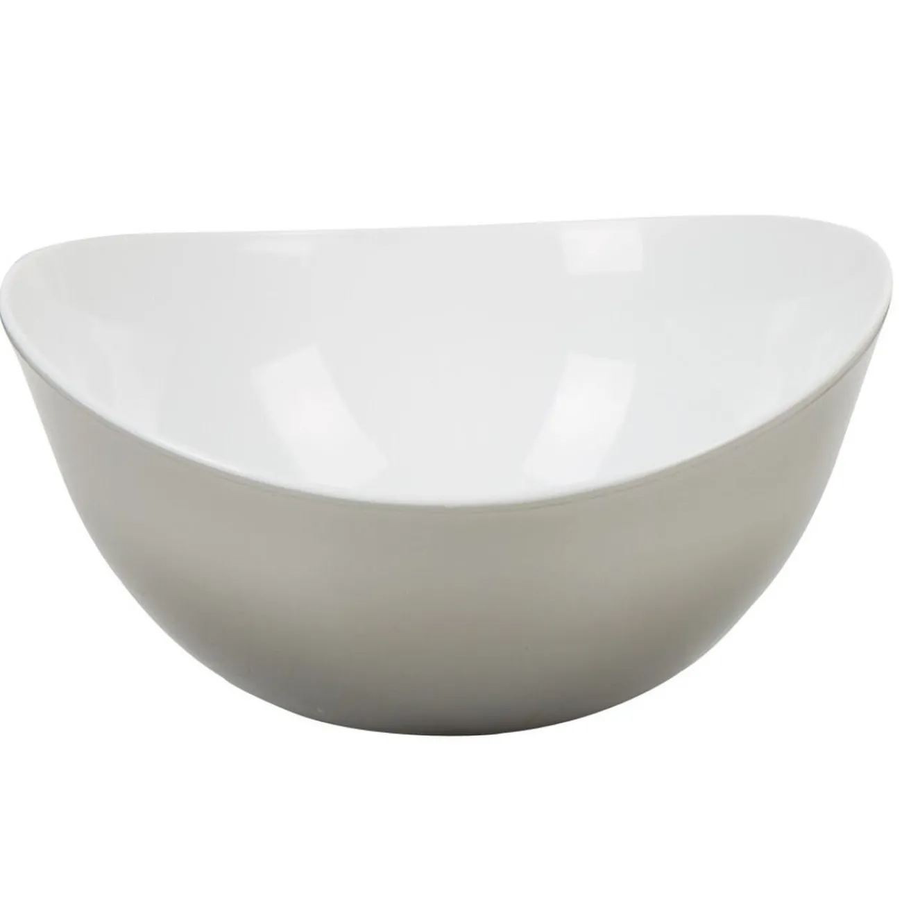 Saladier bicolore gris blanc|Gifi Online