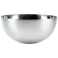 Saladier en inox argenté|Gifi