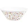 Saladier en plastique décor pois multicolore|Gifi New