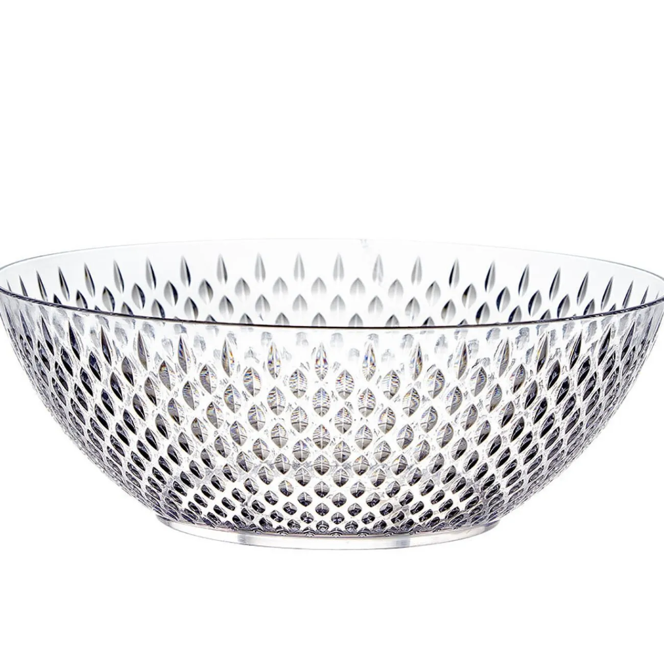 Saladier en plastique transparent effet martelé|Gifi Best