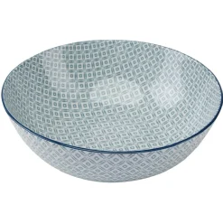 Saladier en porcelaine motif graphique coloré x2|Gifi Hot