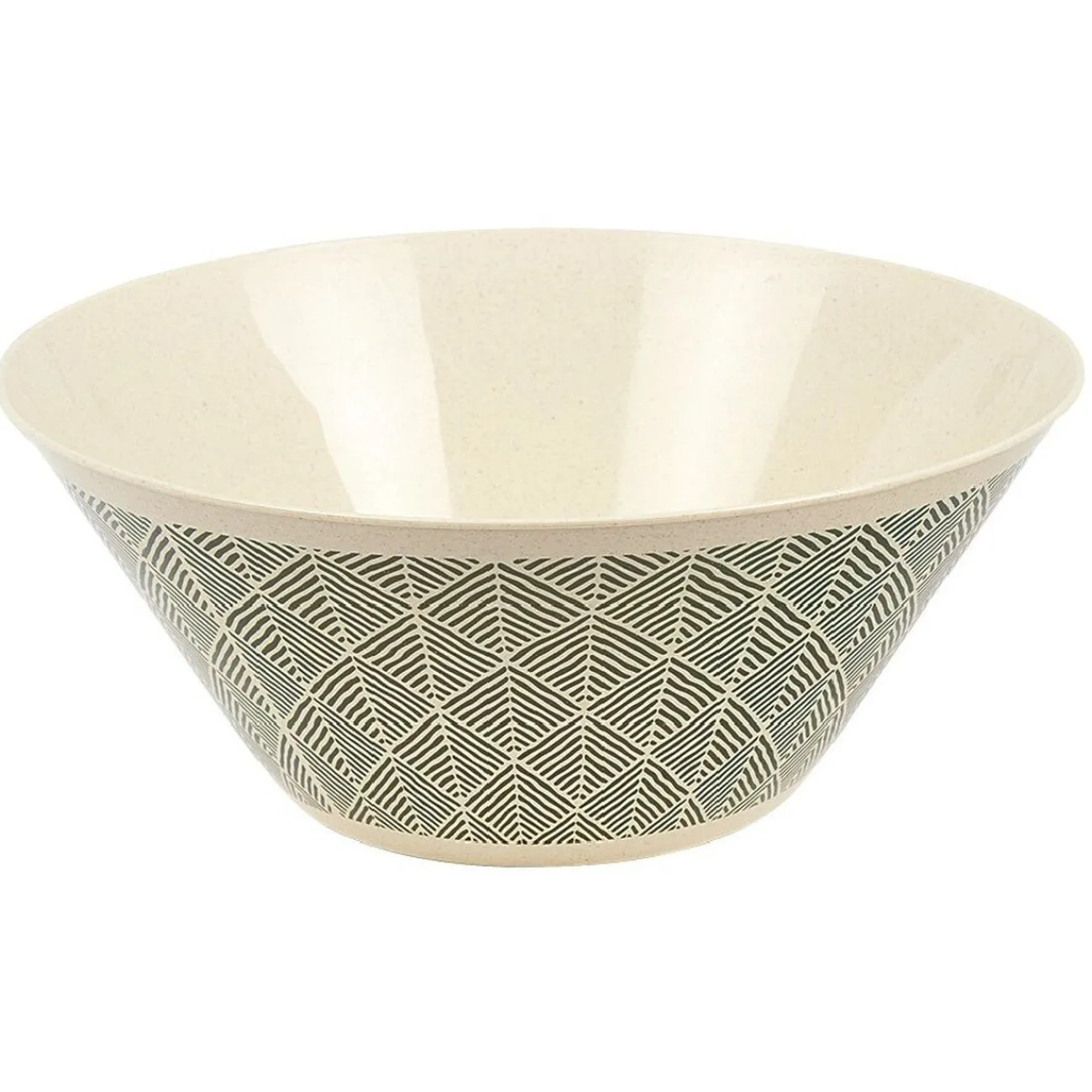 Saladier motif géométrique noir et blanc|Gifi Hot