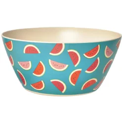 Sale Saladier motif pastèque en plastique et bambou Vaisselle Et Accessoires De Table