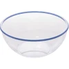 Saladier plastique transparent bordure coloré Ø28xH12,2cm|Gifi Best