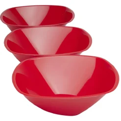 Saladier rouge réutilisable x3|Gifi Hot