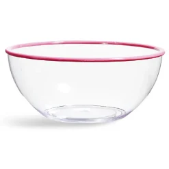 Saladier transparent au bord coloré|Gifi Hot