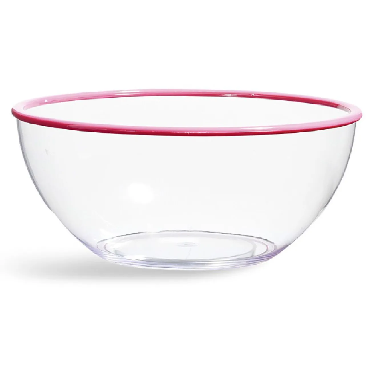 Saladier transparent au bord coloré|Gifi Hot