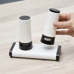 Salière et poivrière avec support aimanté|Gifi New