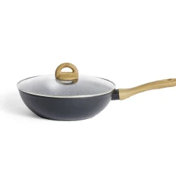 Clearance Sauteuse tous feux dont induction avec couvercle Ø28cm Cuisson