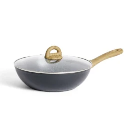 Clearance Sauteuse tous feux dont induction avec couvercle Ø28cm Cuisson