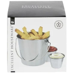 Sale Seau pour frites inox argenté Petit Électroménager