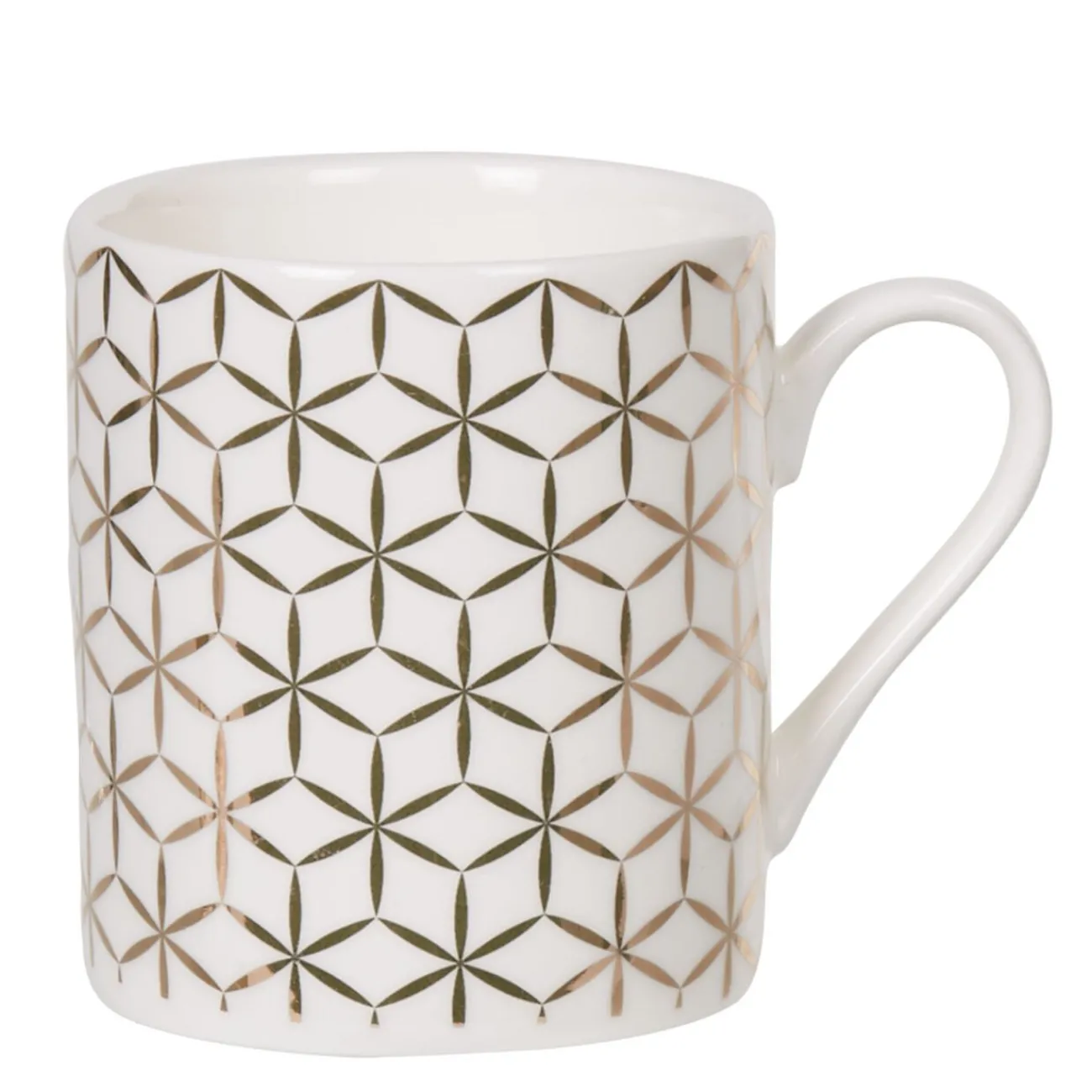 Online Service à café faïence blanc rose or 6 personnes Vaisselle Et Accessoires De Table