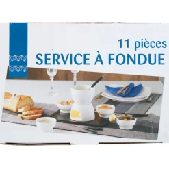 Clearance Service à fondue 11 pièces Petit Électroménager