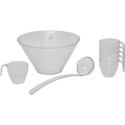 Service à punch en plastique transparent|Gifi Discount