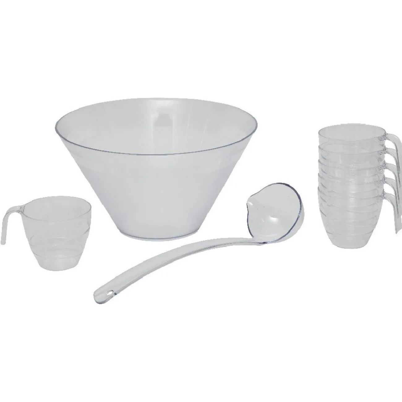 Service à punch en plastique transparent|Gifi Discount