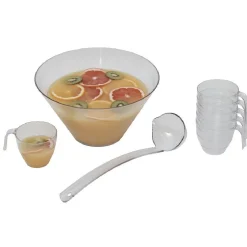 Service à punch en plastique transparent|Gifi Discount