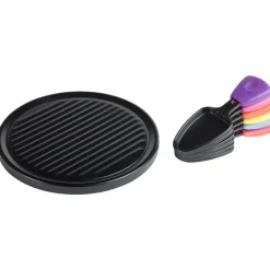 New Service à raclette grill caquelon multicolore 6 personnes Petit Électroménager