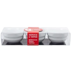 Sale Service à tapas blanc 3 pièces Vaisselle Et Accessoires De Table