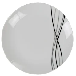 Service à vaisselle 12 pièces porcelaine blanche|Gifi Best