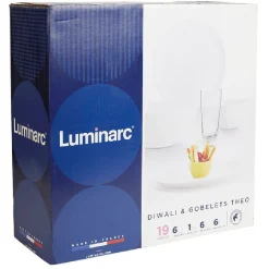 Service à vaisselle 19 pièces blanc|Gifi