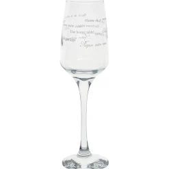 Service à verre transparent avec inscriptions phrases x12|Gifi Outlet