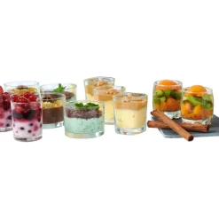 Service 24 verrines en verre|Gifi Sale