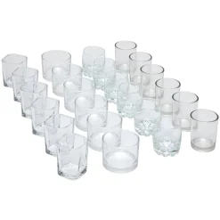 Service 24 verrines en verre|Gifi Sale