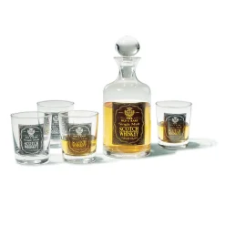 Service à whisky carafe x1 et verres x4|Gifi Clearance